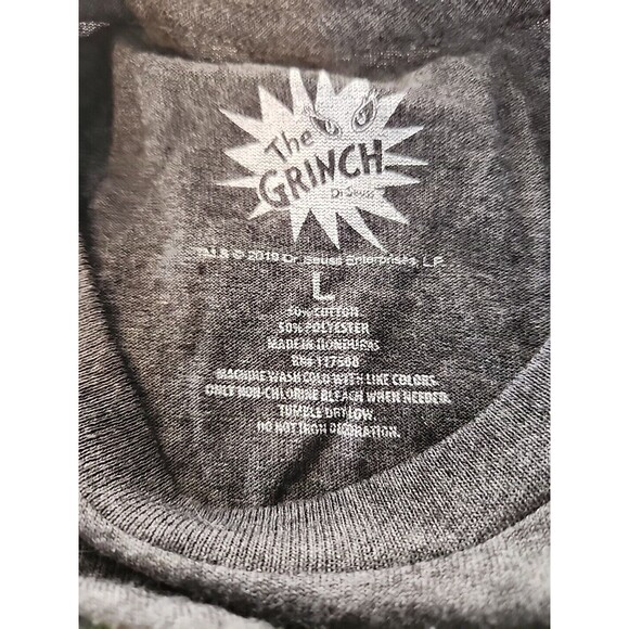 Dr Seuss How The Grinch Stole Christmas T-shirt Large Front Graphic Holiday - Picture 8 of 8